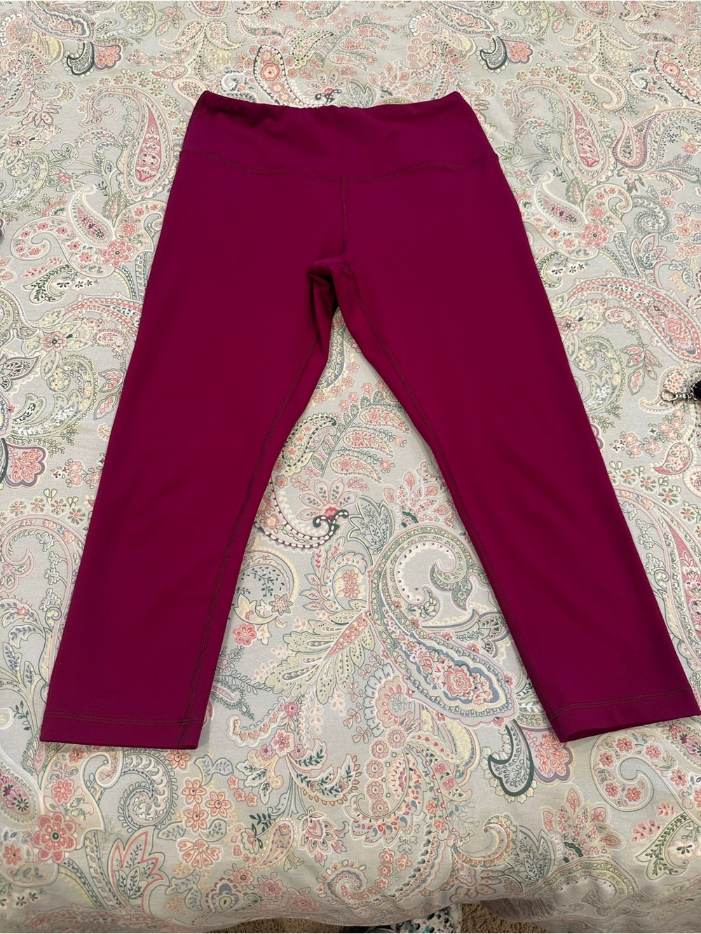 90 Degree By Reflex Women's Leggings in Deep Magenta/Cranberry